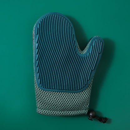 Guantes de Masaje de Silicona con Cepillo Para Quitar Pelo de Mascotas